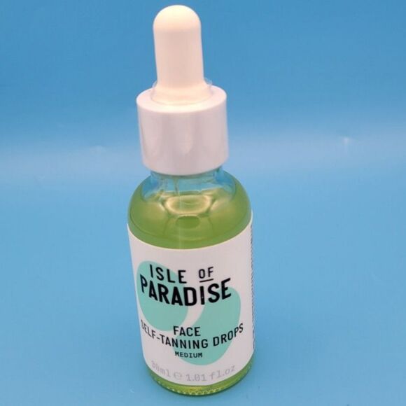 Isle of Paradise Other - SEALED Isle of Paradise Face Self-Tanning Drops Medium - Green - 30 ml - New